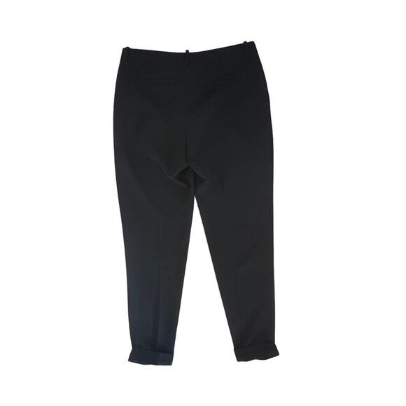 Women 2 Joie Black Bright Rose Anderson B Tapered Pants Trousers Slacks Cuffed - Picture 4 of 6